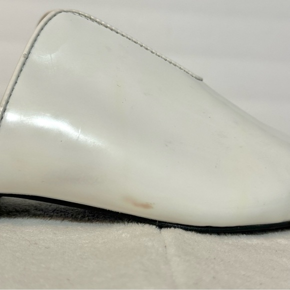 Jeffrey Campbell Womens Mules Cleos White Patent Leather Pointed Toe Size 6 - Picture 10 of 16